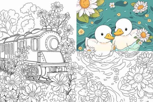 49 Fascinating Printable Spring Coloring Pages